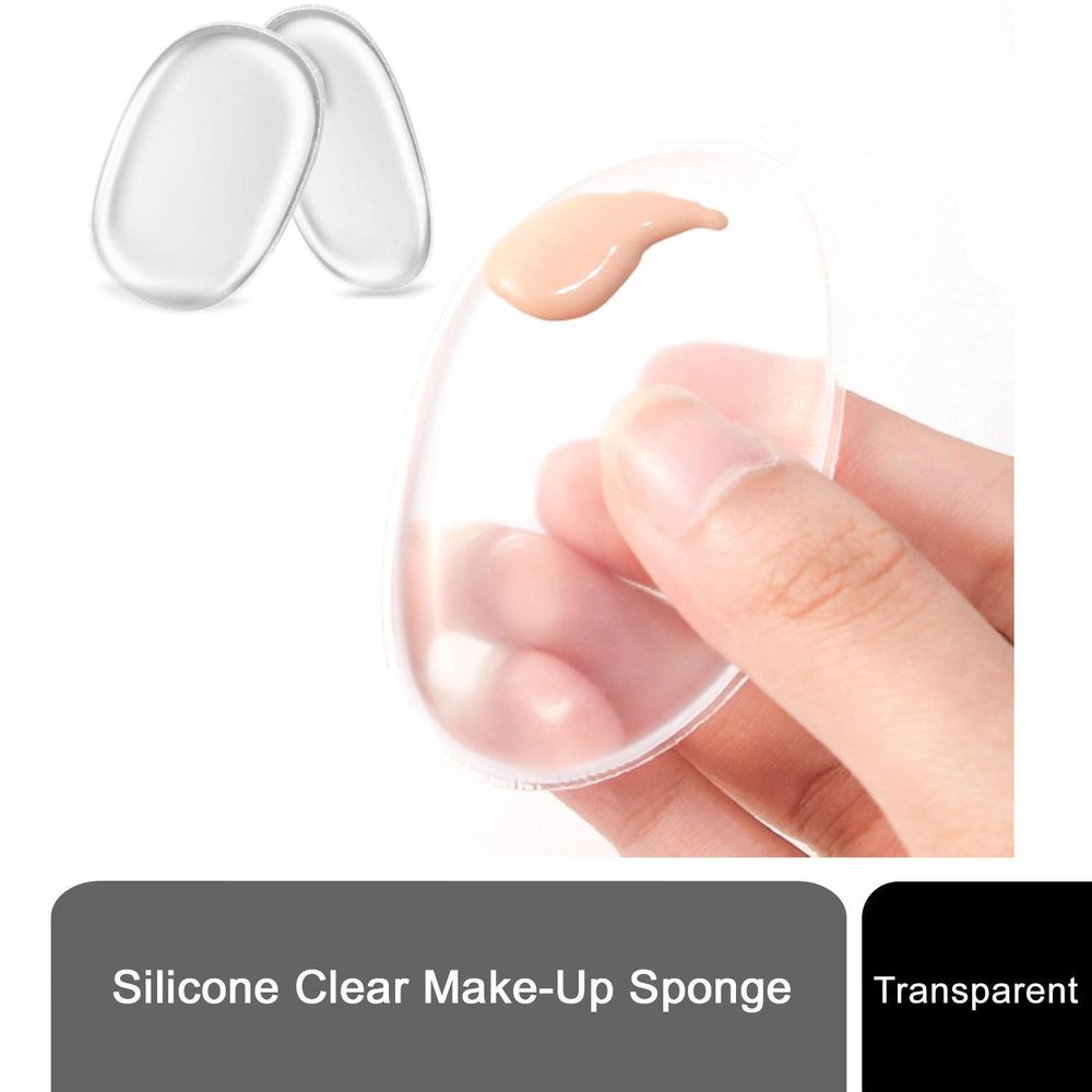 Natural Silicone Clear Make-Up Sponge
