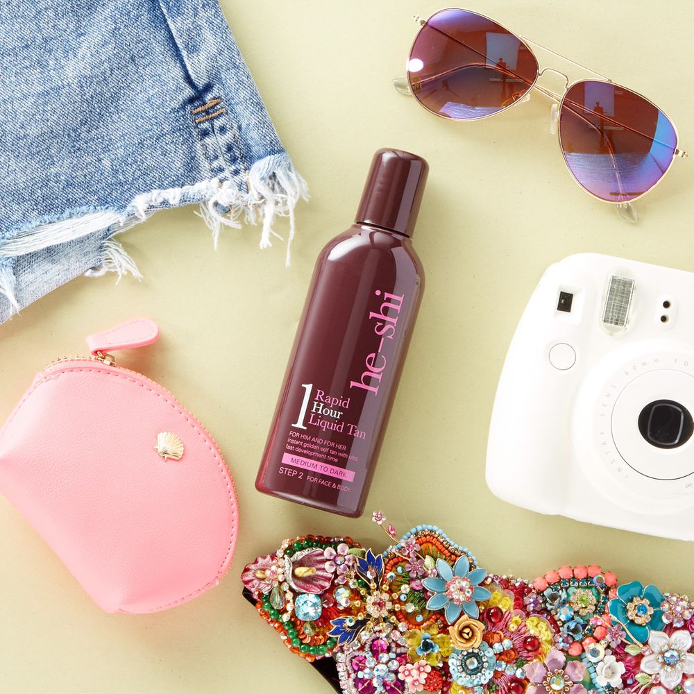 Natural Rapid Self Tan Liquid: Achieve a Stunning Tan in Just 1 Hour!