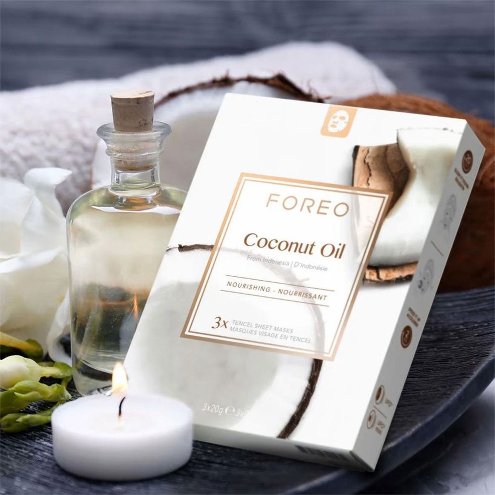 Moisture-Boosting Facial Sheet Mask with Coconut Oil Extracts