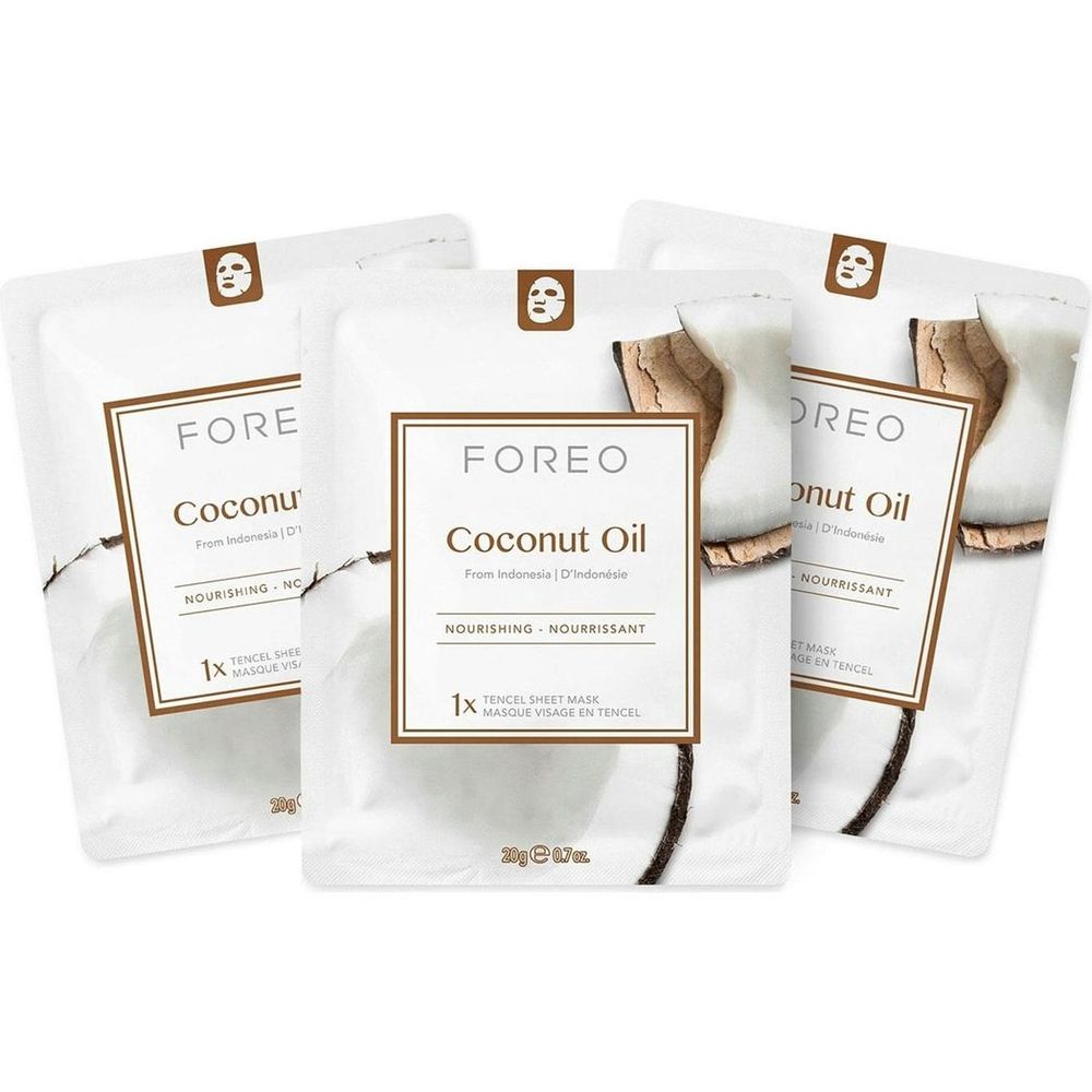 Moisture-Boosting Facial Sheet Mask with Coconut Oil Extracts