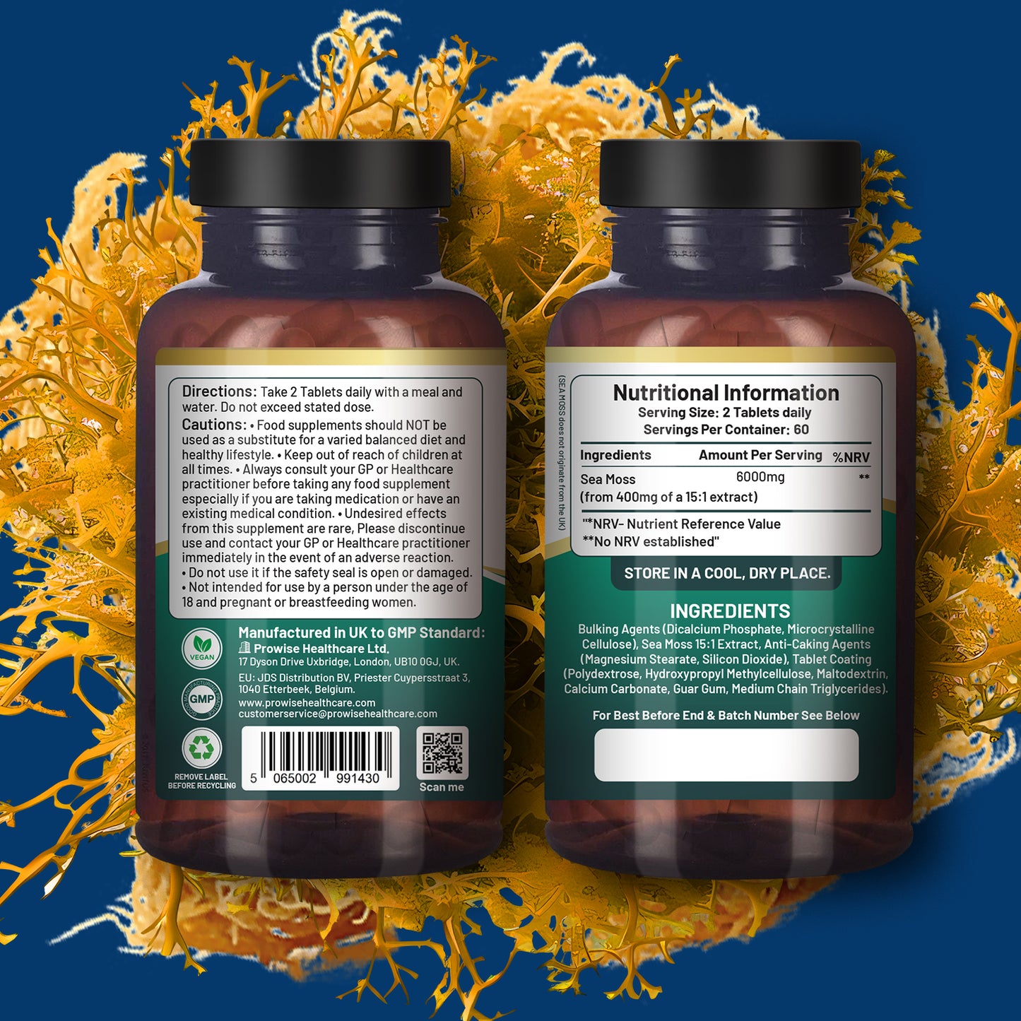 Irish Sea Moss Tablets 6000mg